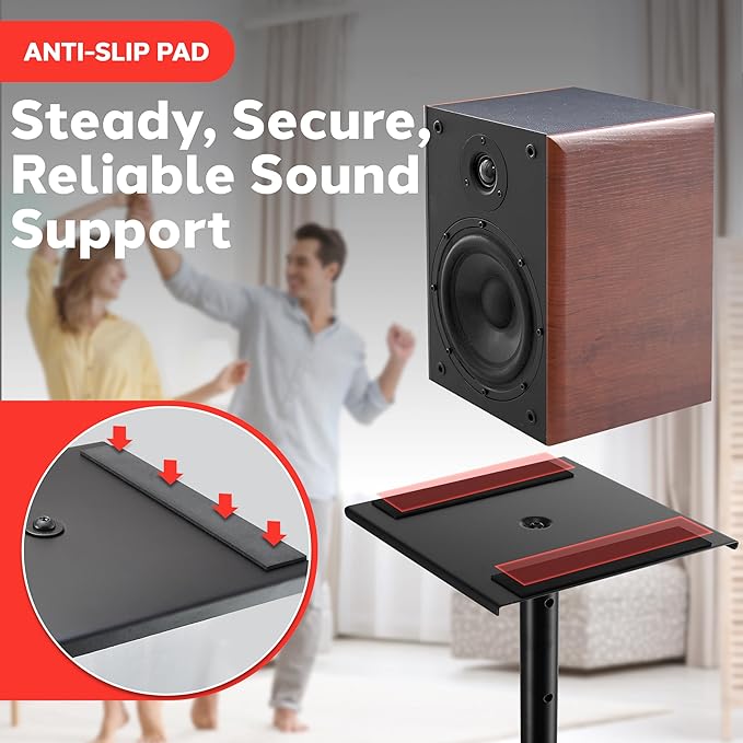 Pyle Speaker Stand Pair of Sound - Image 3