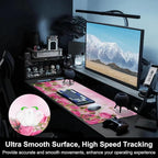 Mouse Pad, Large Pink Roses - Image 5