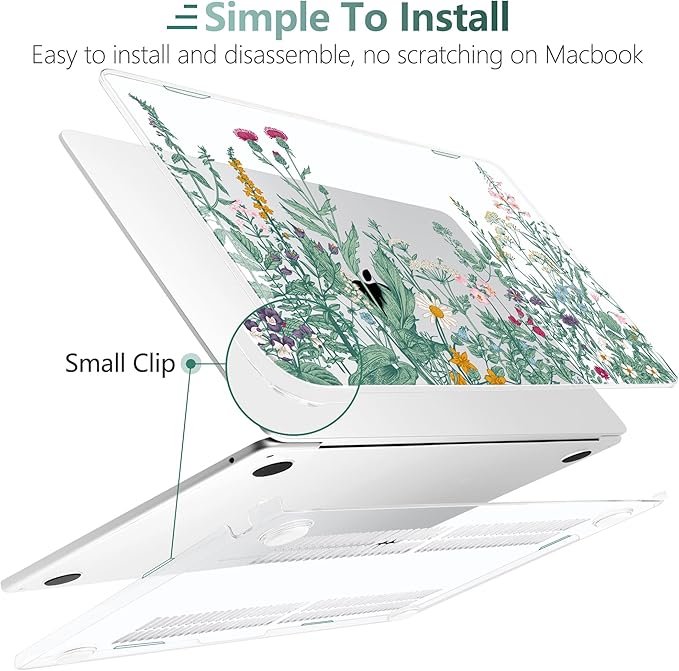 TWOLSKOO Compatible with M4 MacBook Air 15 inch Case 2025-2023 Released Model - Image 3