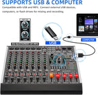 8 Channel Audio Mixer Professional Sound Mixing Board - Image 5