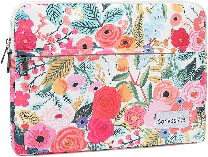 Canvaslove Floral Pattern Laptop Sleeve Case Cover by Canvaslove