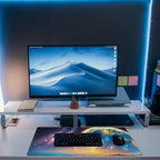 Desk Mat, Galaxy Earth Planet Desk Pad, Science Fiction Cosmic Large Gaming - Image 6