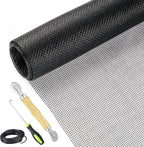 Screen Repair Kit Easy DIY Project 36" x 90" Fiberglass Screen Mesh by Lengtimo