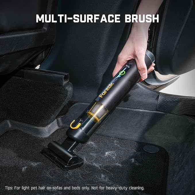 Fanttik Slim V10 APEX Cordless Car Vacuum, 4-in-1 Portable Mini Handheld Vac - Image 7