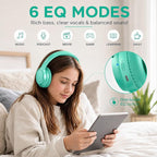 MIDOLA Bluetooth Headphones Over Ear 68H Playtime 6 EQ Wireless Headset - Image 4