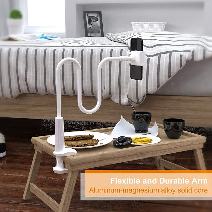 Phone Holder Bed Gooseneck Mount - Image 5
