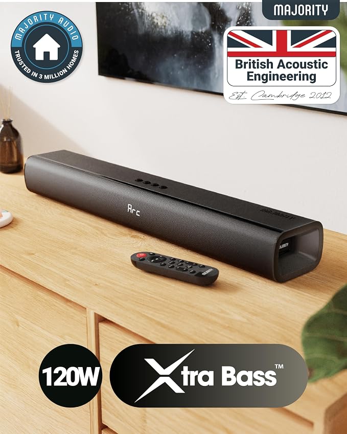 Majority Bluetooth 120W TV Sound Bar - Image 5