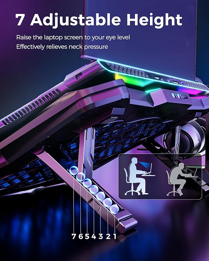 AICHESON Gaming Laptop Cooling Pad - Image 3