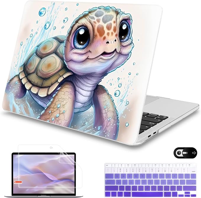 Mektron for MacBook Air 13 Case A1466/A1369, Snap-on Plastic Hard Shell Cover by Mektron