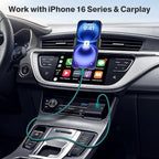 Elebase USB C Car Charger Cable 3 Pack 1.5/3.3/6.6FT, USBC Charging Cord - Image 2