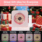 Gueray CD Player Portable Bluetooth Desktop CD Player - Image 9