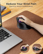 ProtoArc Vertical Wireless Trackball Mouse, EM05 NL Bluetooth Ergonomic - Image 2