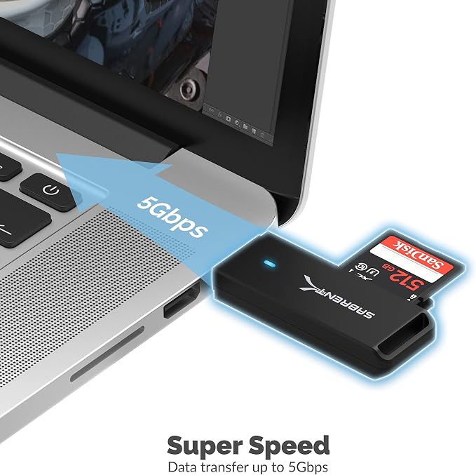 SABRENT USB 3.0 Micro SD and SD Card Reader - Image 5