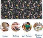 Large Mouse Pad Field Flowers Gaming Desk Pad Computer Keyboard Non-Slip - Image 5
