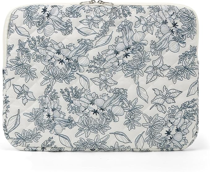 Puffy Laptop Sleeve 13-15.6 Inch Cute Quilted Laptop Protective Case Padded by BBIQI