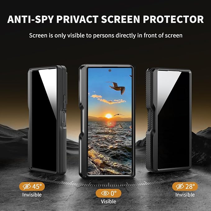 TONGATE for Z Fold 5 Case, Full-Body Military Drop Phone Case for Samsung - Image 2