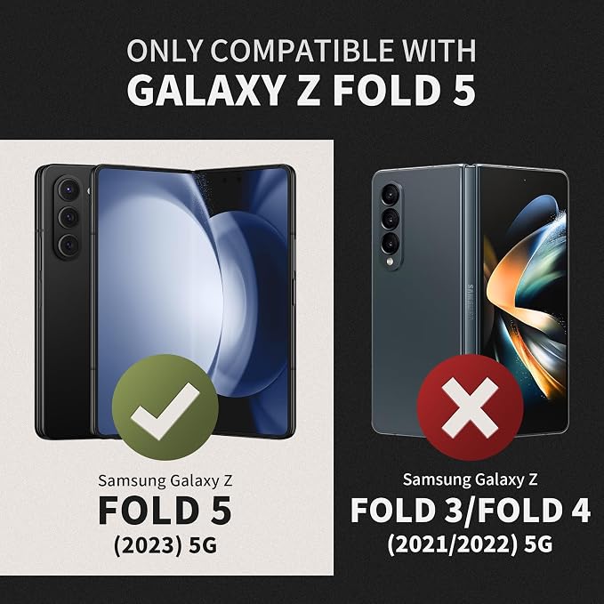 TONGATE for Z Fold 5 Case, Full-Body Military Drop Phone Case for Samsung - Image 7