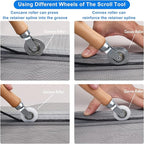 BAYTORY Upgrade Window Screen Repair Kit, Steel/Nylon Roller Tool - Image 3