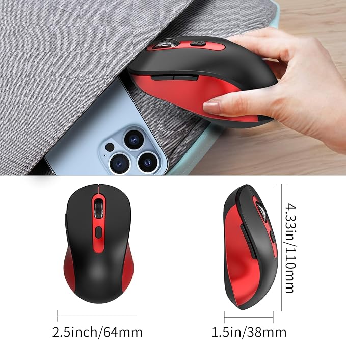 Wireless Mouse for Laptop, Chromebook, Silent Mouse - Image 7
