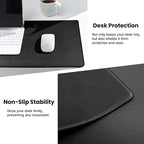 ALOANES Black Waterproof Desk Mat, Large Mouse Pad - Image 5