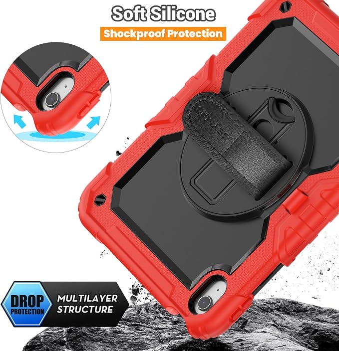 SEYMAC for iPad 11th/10th Generation Case 2025/2022, Sturdy Heavy Duty - Image 7