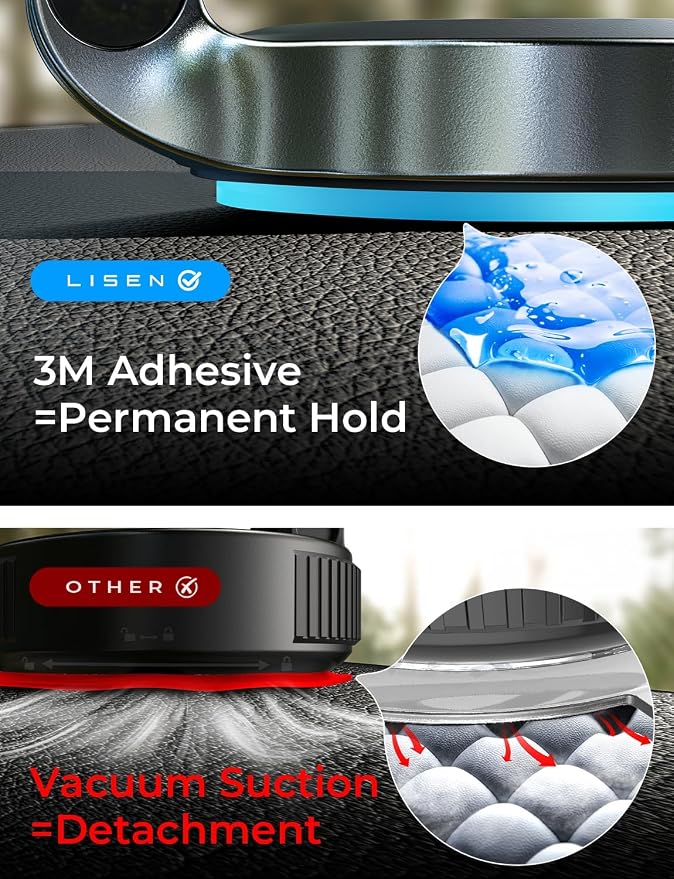 LISEN for Magsafe Car Mount, Ultra Magnetic Phone Holder for Car Dashboard - Image 3