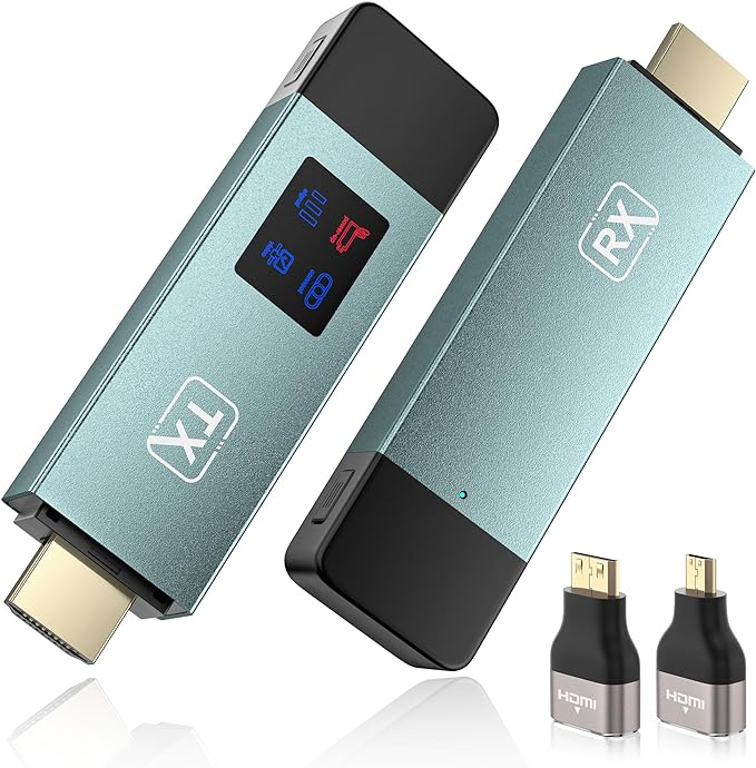 Wireless Hdmi Transmitter and Receiver, Wireless HD Extender Plug & Play by BRAIDOL
