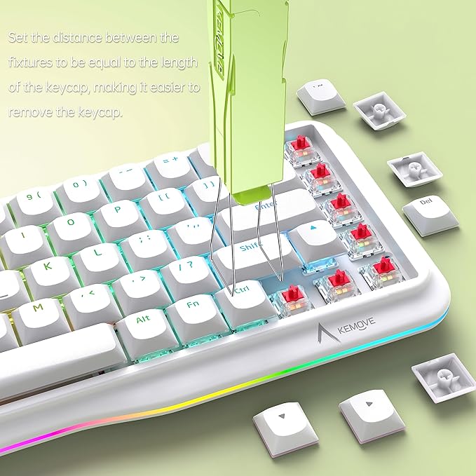 KEMOVE P10 2-in-1 Switch Puller Keycap Puller - Image 4