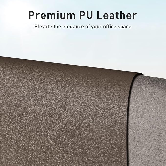 Aothia Leather Desk Pad Protector, Office Desk Mat, Large Mouse Pad, Non-Slip - Image 2