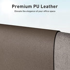 Aothia Leather Desk Pad Protector, Office Desk Mat, Large Mouse Pad, Non-Slip - Image 2