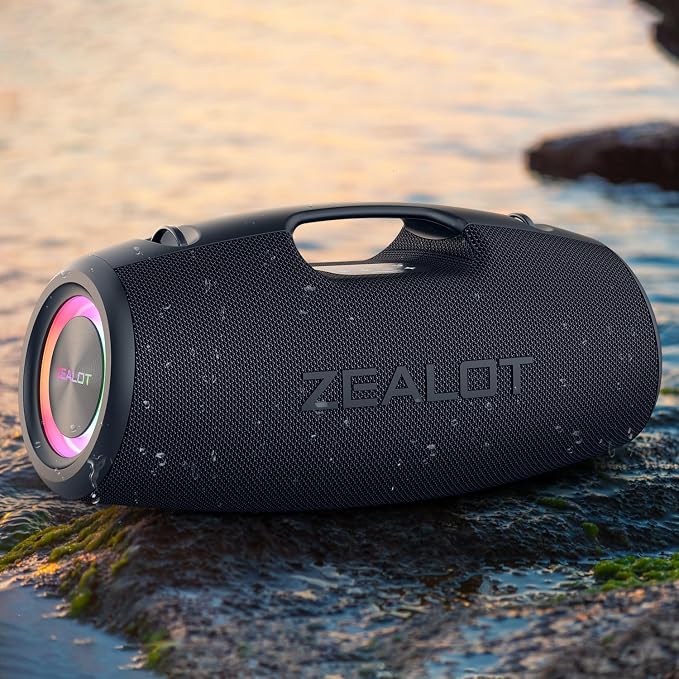 ZEALOT Bluetooth Speaker, 120W Wireless Outdoor Speaker - Image 4