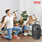 Pyle Wireless Portable PA Speaker, 1000W Bluetooth Loudspeaker, 12” Subwoofer - Image 7