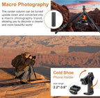 JOILCAN Tripod for Camera, Heavy Duty Travel Tripod for Binoculars Spotting - Image 3