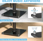 Rfiver Bookshelf Speaker Stands Pair, Height Adjustable Rear Speaker Stands - Image 8