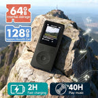 64GB MP3 Player with Bluetooth 5.3 Auto Reconnect, MP3 Music Player with Speaker - Image 4