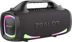 ZEALOT Bluetooth Speaker, 110W Peak Booming Sound Speakers Wireless, Dual by ZEALOTNeverStop