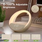 Bluetooth Alarm Clock, Sunrise Simulation Wake Up Night Light, 15W Fast - Image 4
