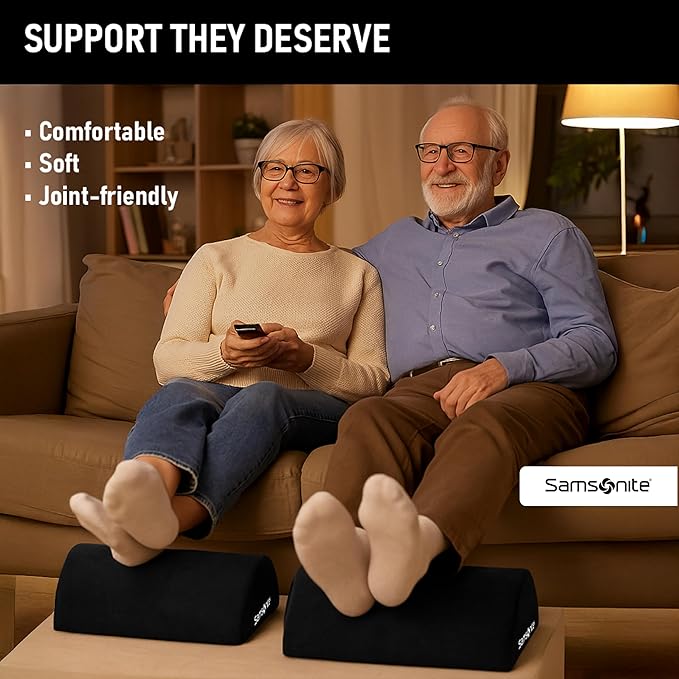 Samsonite Foot Rest for Under Desk at Work – Ergonomic Foot Stool for Couch – - Image 7