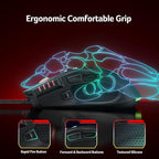 acer Wired Gaming Mouse, 800 DPI RGB Ergonomic Computer Mouse - Image 8