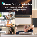 Sound Bars for TV with Subwoofer 2.1 CH 120W Soundbar for TV, for PC, Surround - Image 4