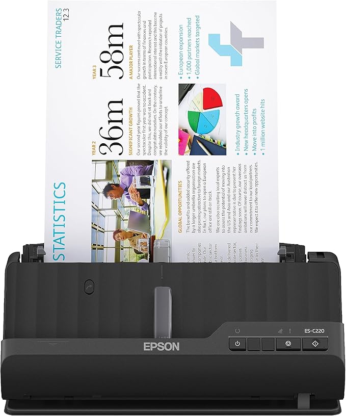 Epson Workforce ES-C220 Compact Desktop Document Scanner by Epson