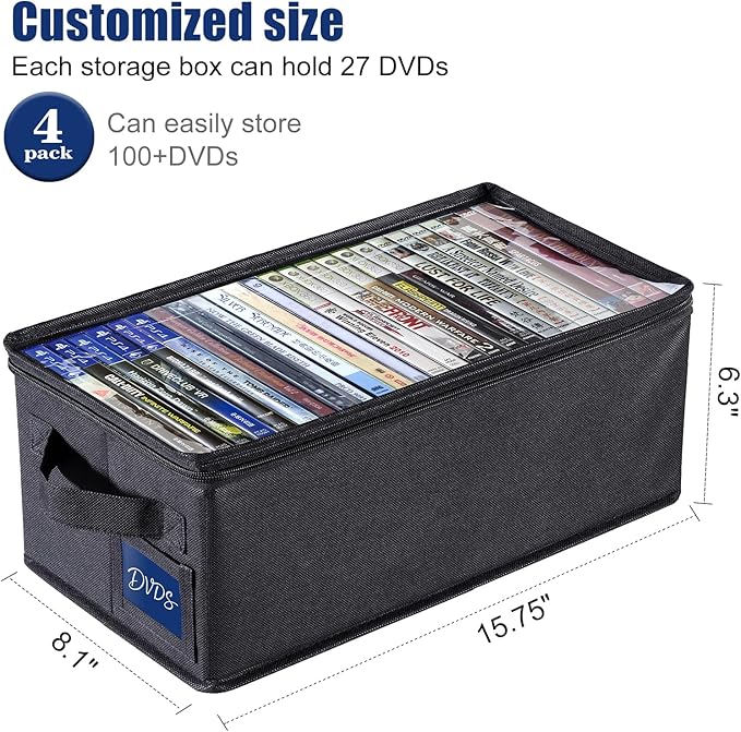 CCidea DVD Storage Box with Clear Window - Image 6