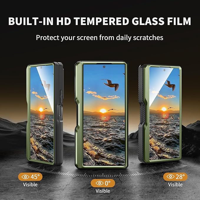 TONGATE for Z Fold 6 Case, Full-Body Military Drop Phone Case for Samsung - Image 2