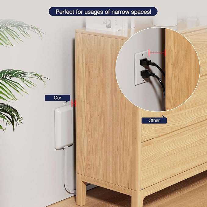 Flat Plug Power Strip 3FT - Image 3