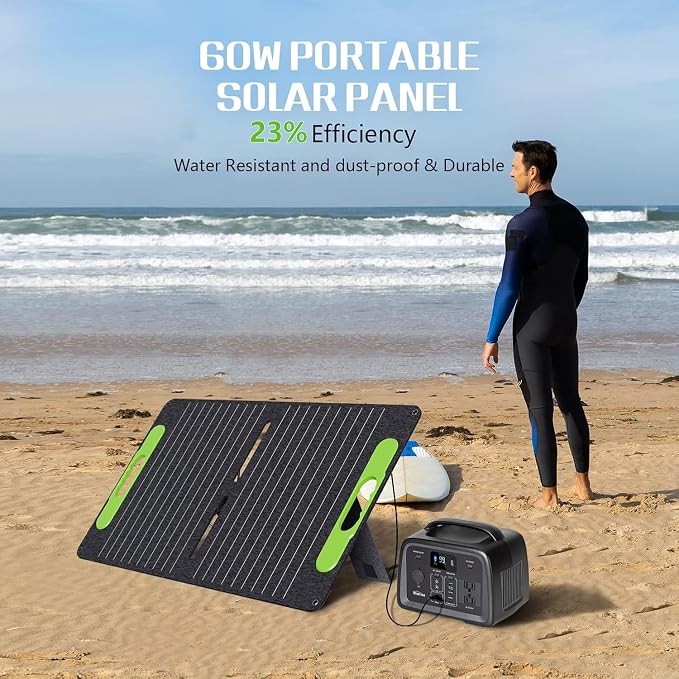 BLUERISE Solar Generator 320Wh Portable LiFePO4 Power Station - Image 5