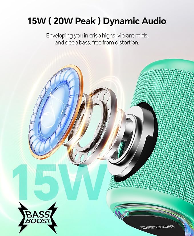 Portable Bluetooth Speaker Beach Essentials: Powerful Crystal Clear - Image 2