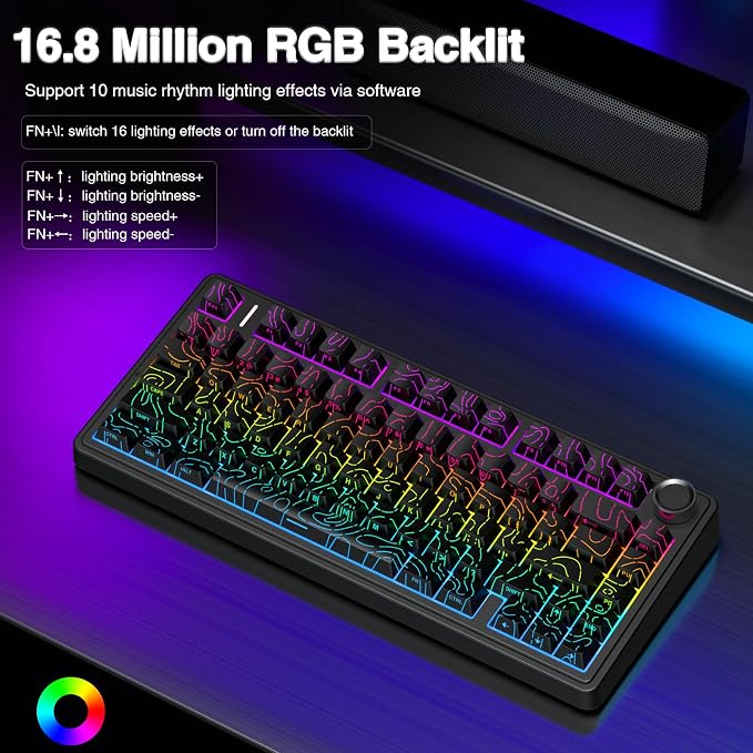 AULA F75 Pro Wireless Mechanical Keyboard - Image 4