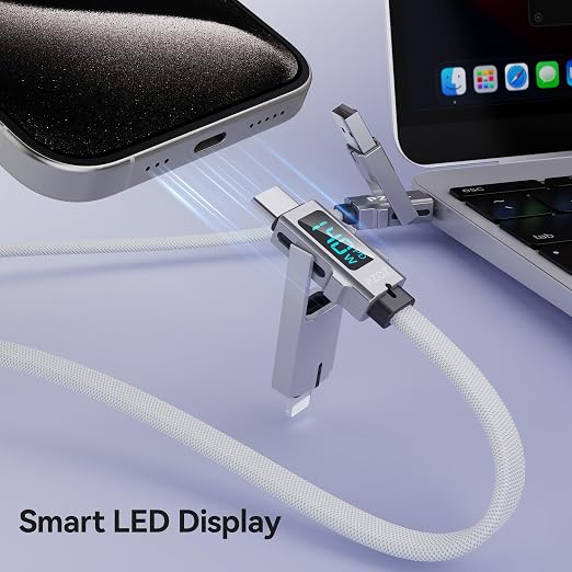 pzoz 4-in-1 USB C Fast Charging Cable - Image 5