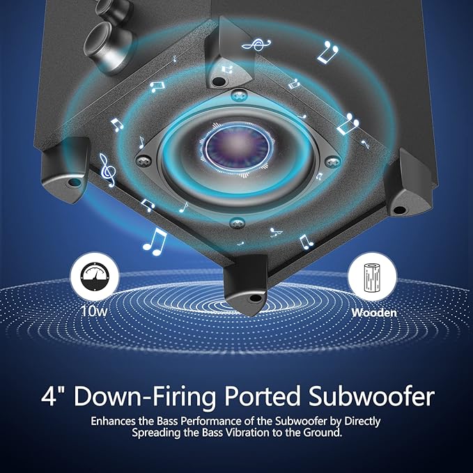 OROW Bluetooth Computer Speakers, PC Speaker - Image 3