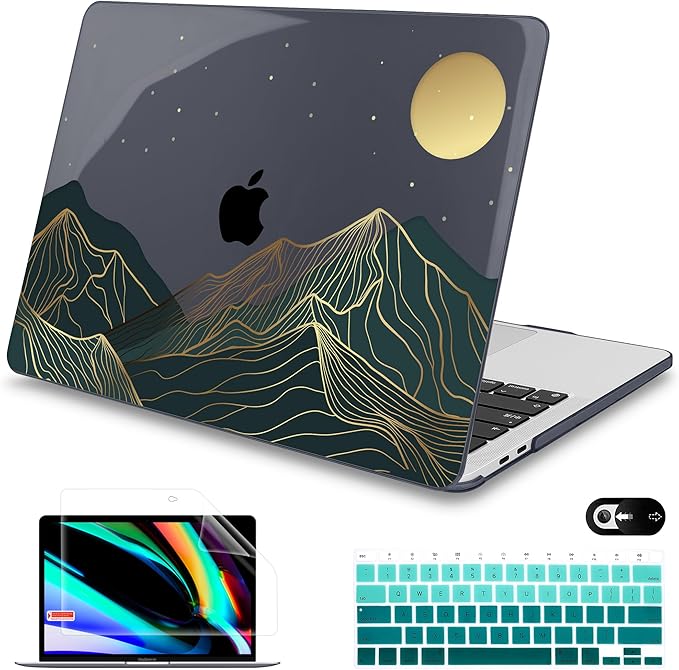 Mektron for MacBook Air 13 Case A1466/A1369, Snap-on Plastic Hard Shell Cover by Mektron